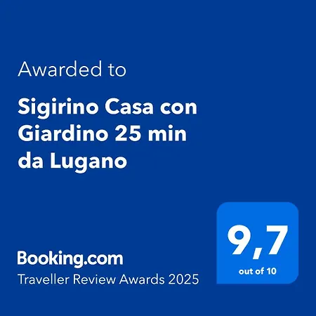 아파트 20 Min Lugano - Giardino Privato - Sigirino
